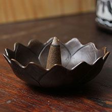 铜制莲花香具