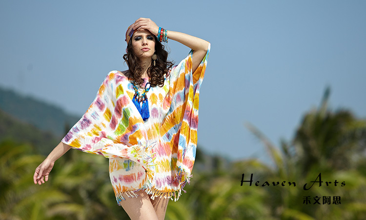 扎染蝙蝠衣 - 衣服 - 印巴服装,HeavenArts 禾文阿思异域风情手工精品专卖店
