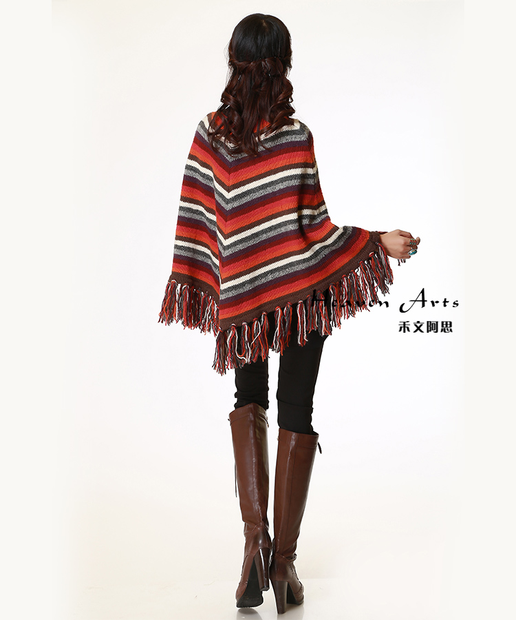羊毛针织斗篷衣 - 衣服 - 印巴服装,HeavenArts
