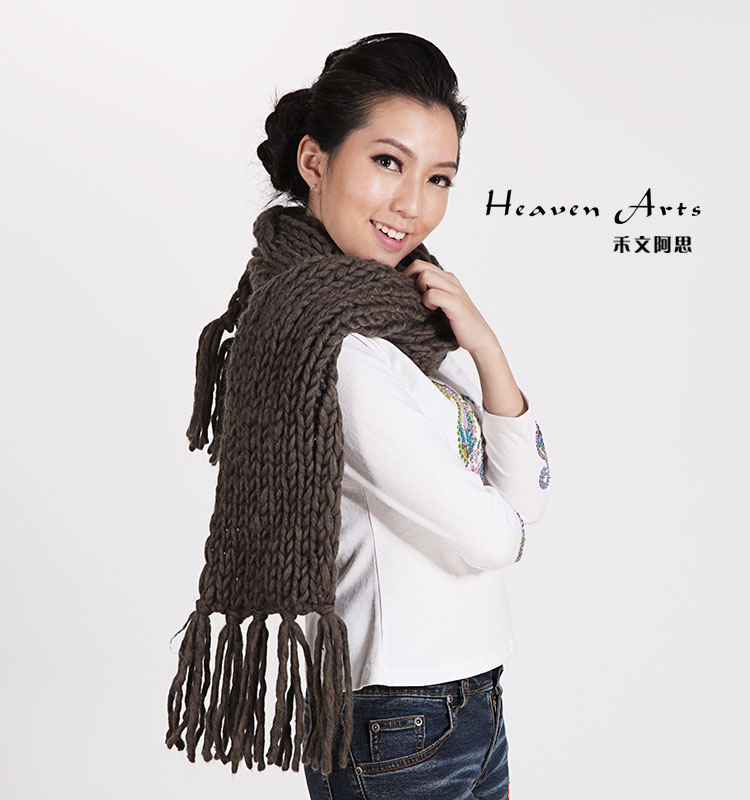 手工羊毛围巾 - 丝巾 - 印巴服装,HeavenArts 禾