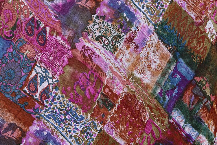 克什米尔羊毛围巾 - 丝巾 - 印巴时装,印巴文化 