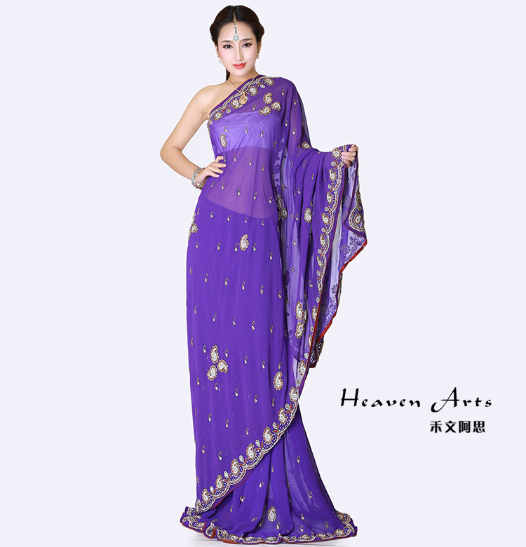 漂亮女人手工纱丽 - 丝巾 - 印巴服装,HeavenArts 禾文阿思异域风情手工精品专卖店