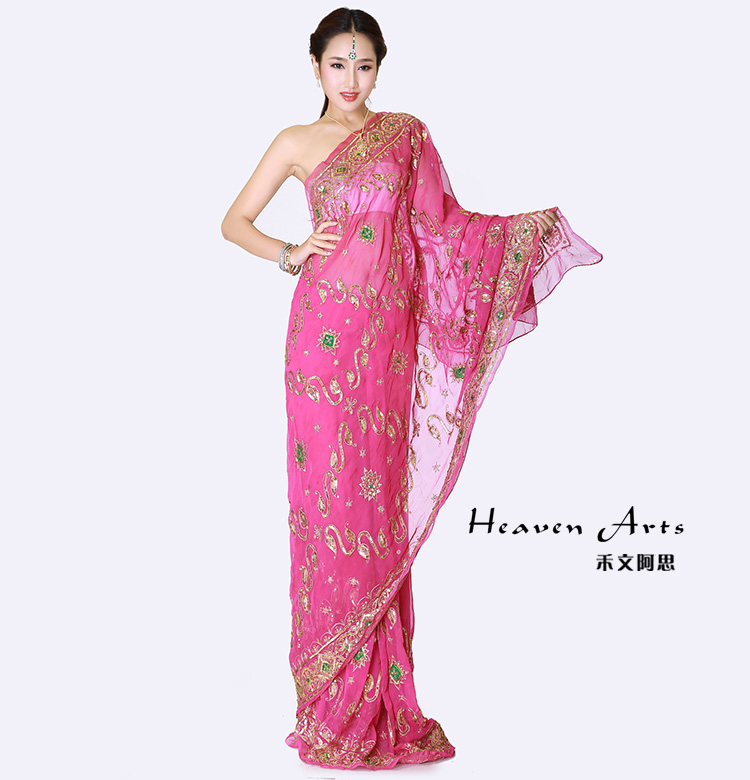 漂亮女人手工纱丽 - 丝巾 - 印巴时装,印巴文化 - 行走丝绸之路二十年的文化传播使者!