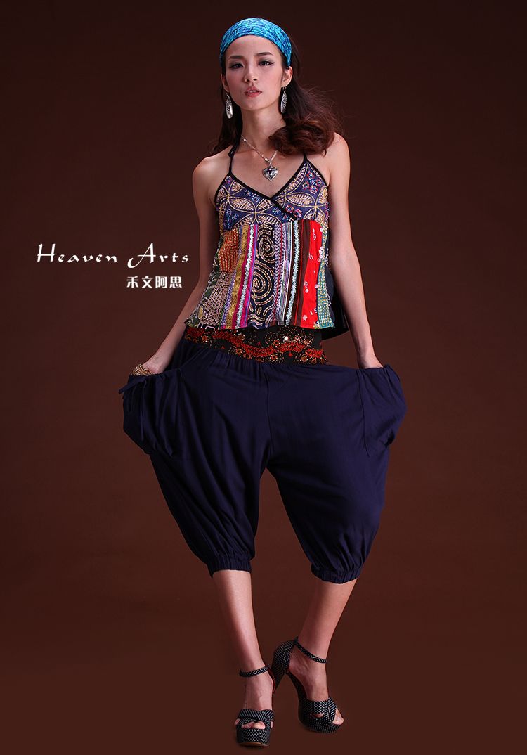 时尚纯棉灯笼裤 - 裤子 - 印巴服装,HeavenArts 禾文阿思异域风情手工精品专卖店