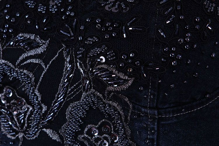 时尚钉珠抹胸牛仔裙 - 裙子 - 印巴服装,Heaven