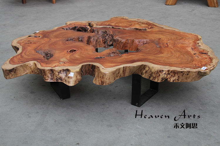 中国 天然木 葡萄木 敷板 飾台 煎茶台 N R2667A