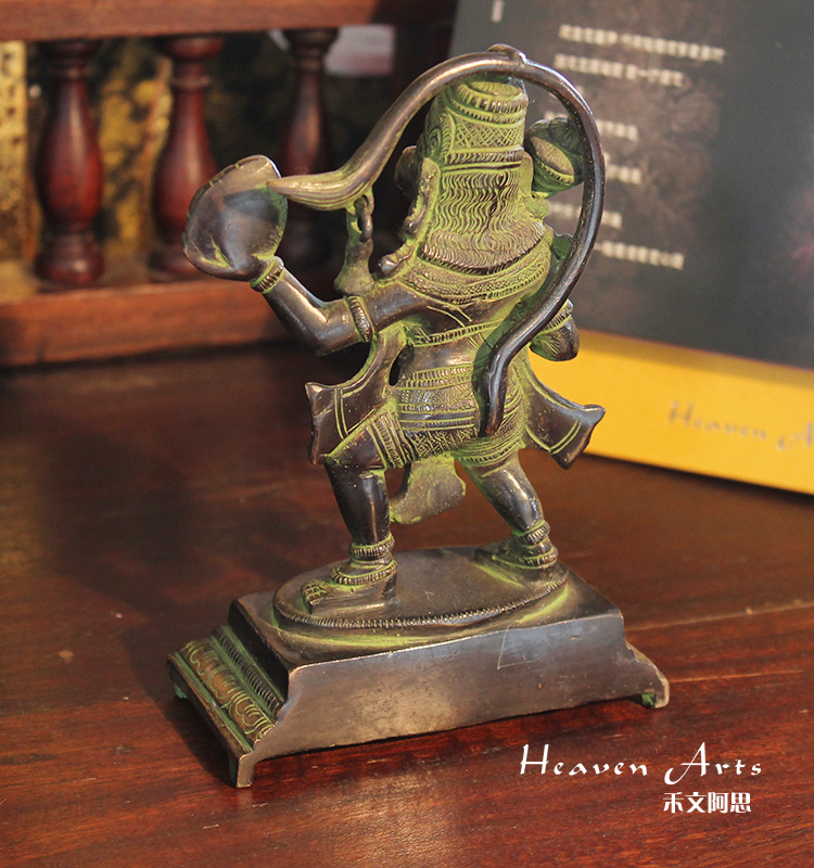 精雕铜佛像(神猴哈奴曼)