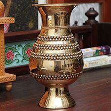 印度手工铜花瓶**22cm