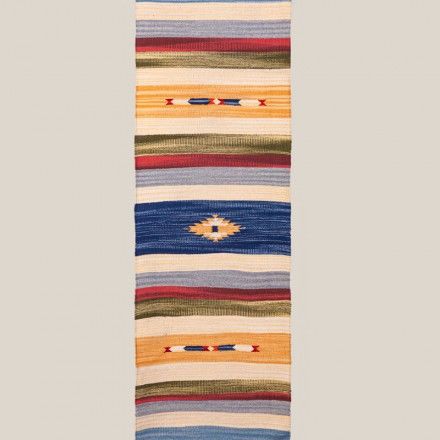 印度棉编织地毯瑜伽垫桌旗搭毯60*180cm