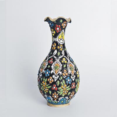 8.5*8.5*16.5cm巴基斯坦彩釉陶瓷花瓶