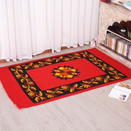 印度羊毛地毯(203*127cm)