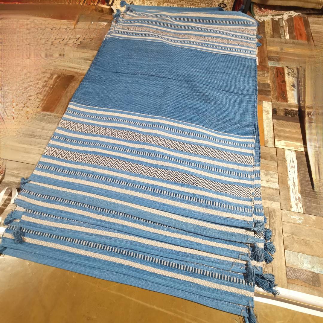 240*154cm印度棉编织地毯瑜伽垫桌旗搭毯
