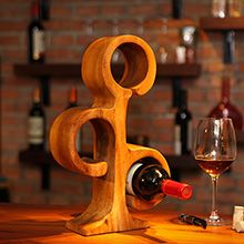 家用客厅欧式红酒架创意葡萄酒架子现代简约摆件家居装饰红酒瓶架22*9厚*40cm
